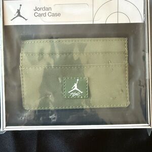 New Micheal Jordan Olive OD Green Card Case